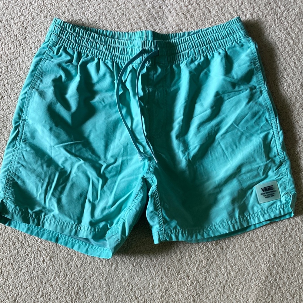 Vans Teal Volley Swim Shorts